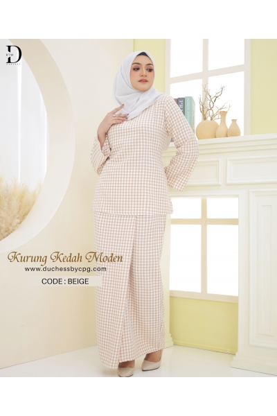 KURUNG KEDAH - BEIGE